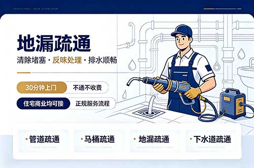 嘉兴地漏疏通